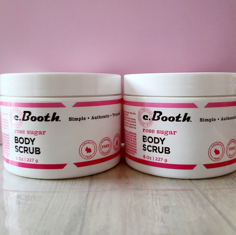 2 c.Booth Rose Sugar Body Scrub